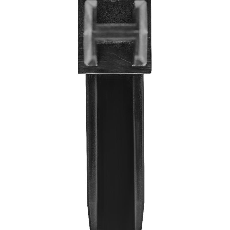 Коннектор 2 для профилей 15х15 мм пластик черный