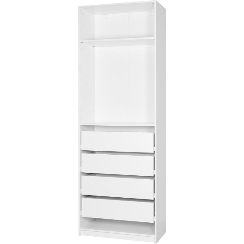Каркас шкафа Лион 80x232.2x54.5 см ЛДСП цвет белый