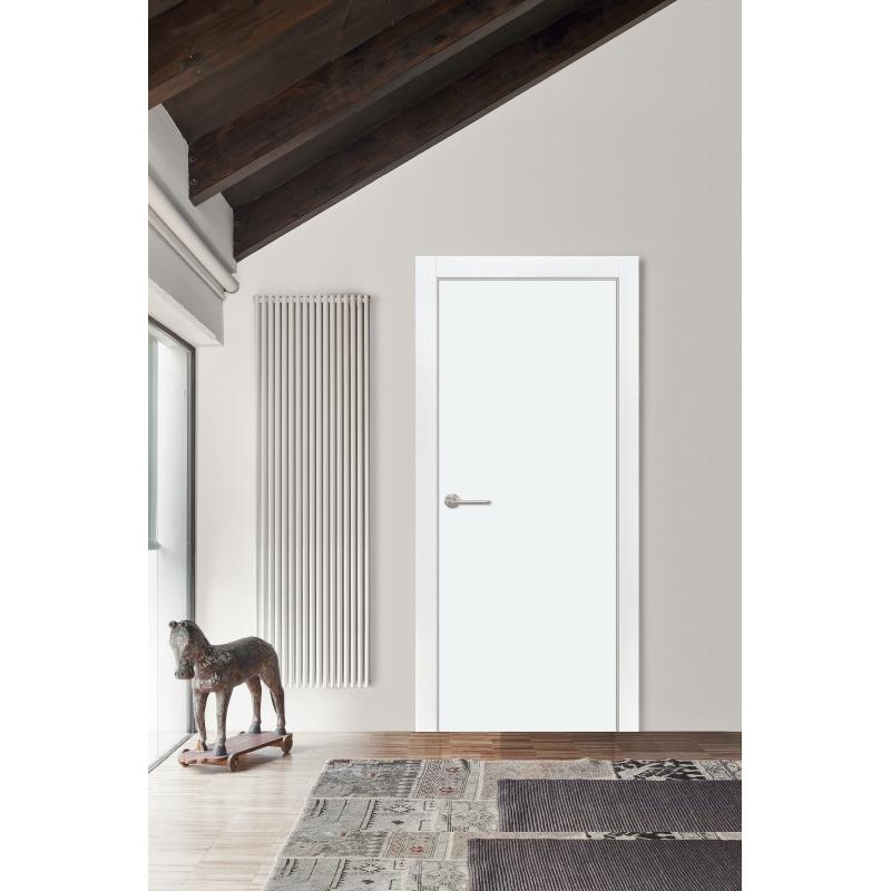 Дверь межкомнатная глухая без замка и петель в комплекте 60x200 см финиш-бумага цвет белый