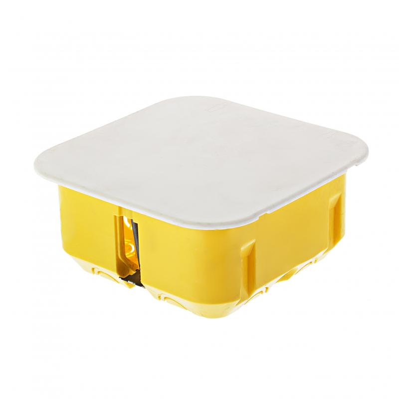 Распределительная коробка скрытая Schneider Electric 100x100x50 мм 22 ввода IP20 цвет жёлтый