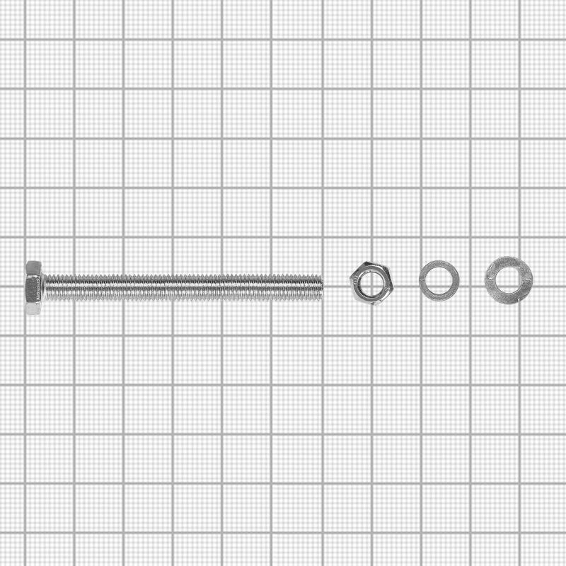 Болт с гайкой и шайбой M6x60 мм, 4 шт.