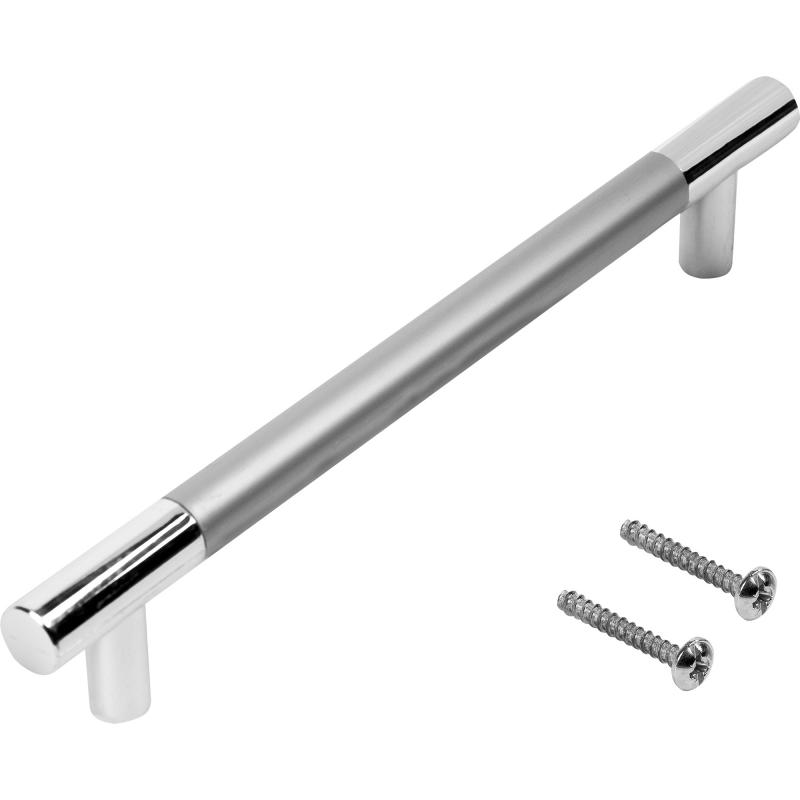 Ручка-рейлинг 160мм хром/металлик