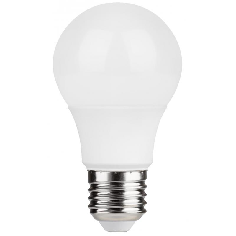Лампа светодиодная E27 220-240 В 7 Вт груша матовая 600 лм теплый белый свет