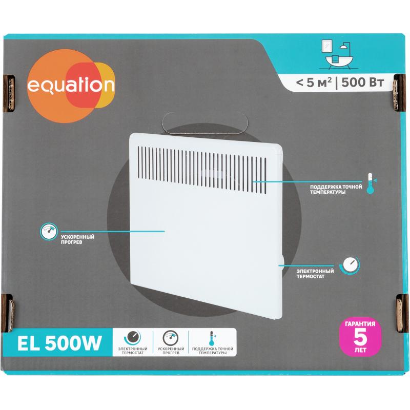 Конвектор электрический Equation EL-500W с электронным термостатом 500 Вт