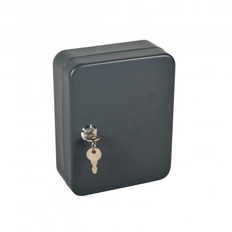 Шкаф для ключей сталь 10×16 см 20 ключей цвет черный