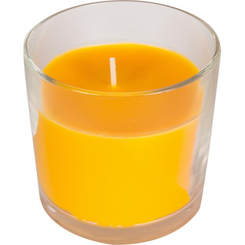Свеча ароматизированная в стакане Персик