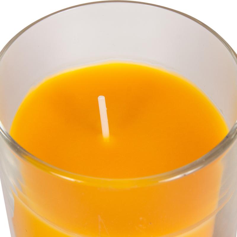 Свеча ароматизированная в стакане Персик