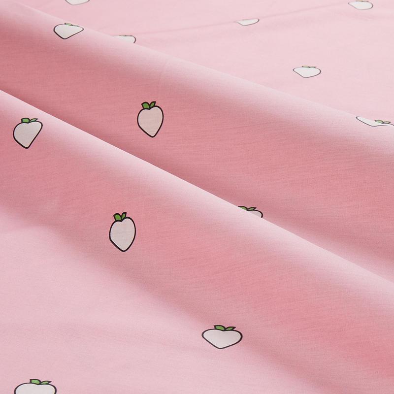 Комплект постельного белья Mona Liza Strawberry полутораспальный сатин розовый