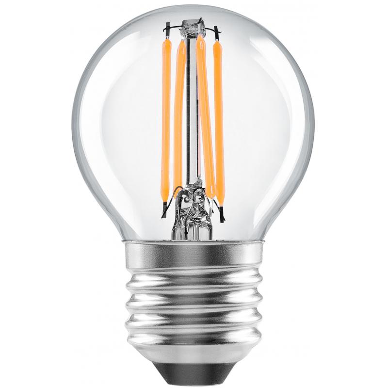 Лампа светодиодная Lexman E27 220-240 В 6 Вт шар прозрачная 800 лм нейтральный белый свет