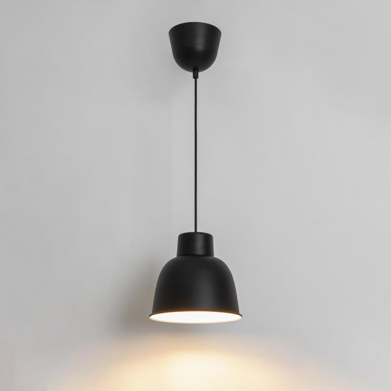 Подвесной светильник Inspire Melga E27x1 металл, цвет черный