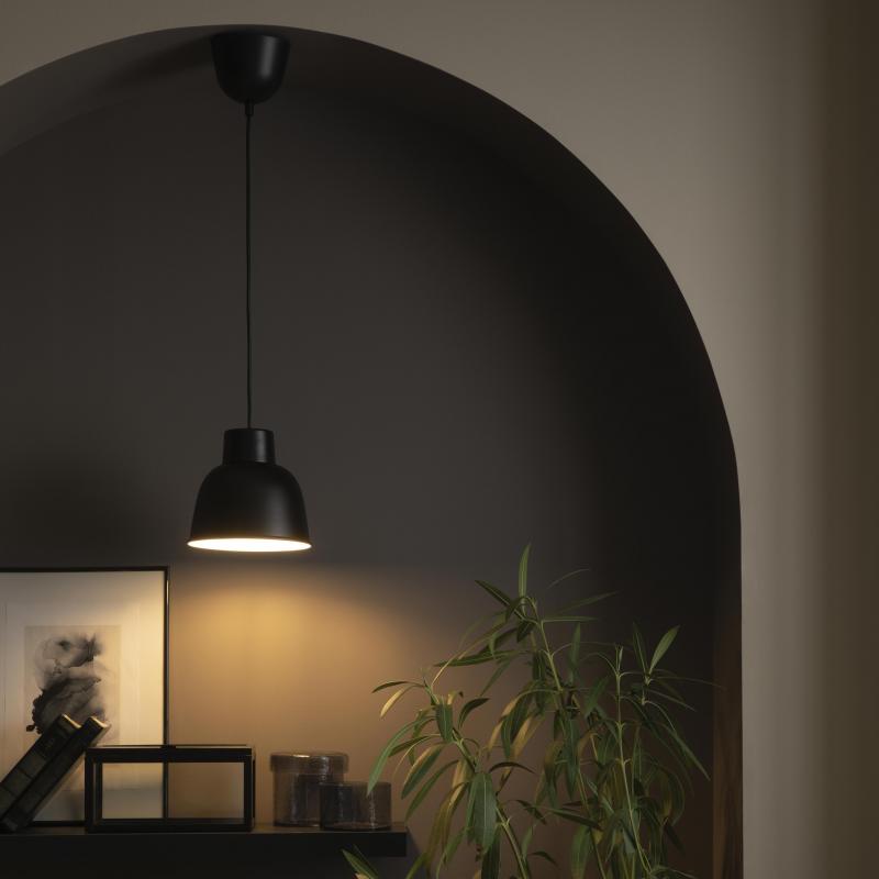 Подвесной светильник Inspire Melga E27x1 металл, цвет черный
