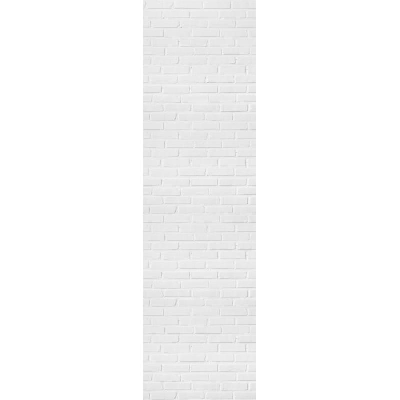 Комплект стеновых панелей ПВХ Белый кирпич 2700х375х8 мм 2.025 м² 2 шт