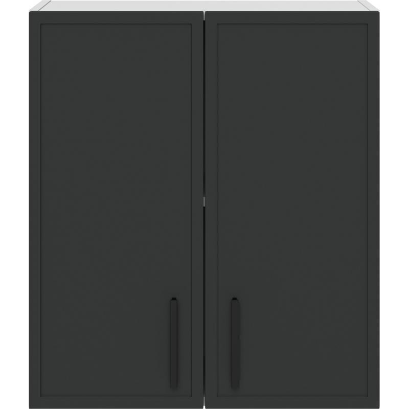 Шкаф навесной Неро 60x67.6x29 см ЛДСП цвет серый