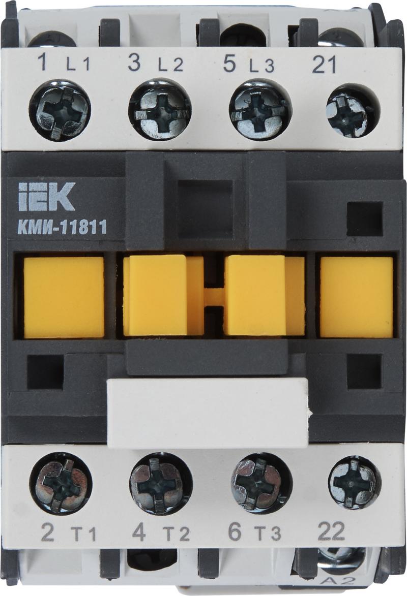 Контактор IEK КМИ-11811, 18 А, 230 В