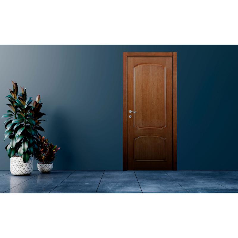 Дверь межкомнатная Helly глухая шпон натуральный цвет дуб тонированный 90x200 см