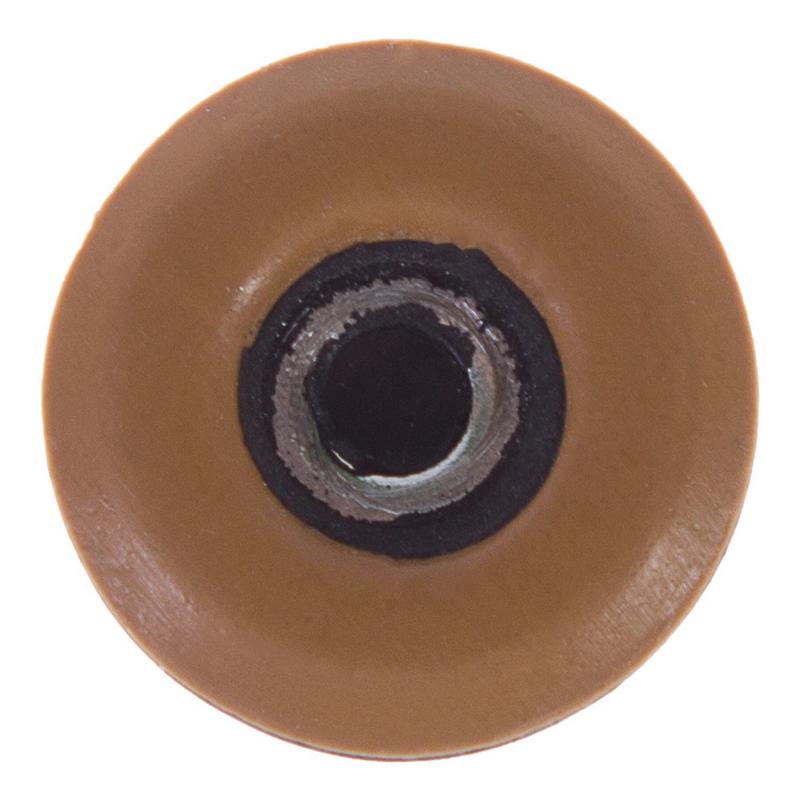 Набойки Standers PTFE 30 мм, круглые, пластик, цвет коричневый, 4 шт.