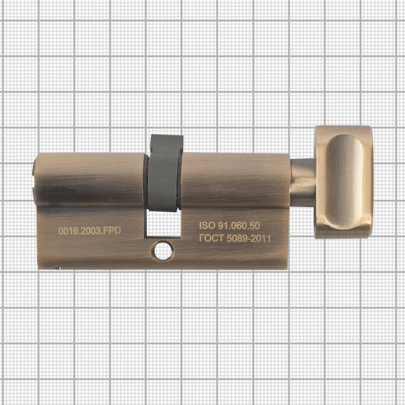 Цилиндрлік механизмдер Apecs Pro LM-70-C-AB 70 мм, кілт/айналма, түсі қола