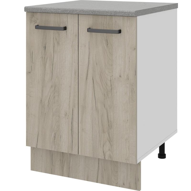 Кухонный шкаф напольный Дейма темная 60х85х60 см ЛДСП цвет темный