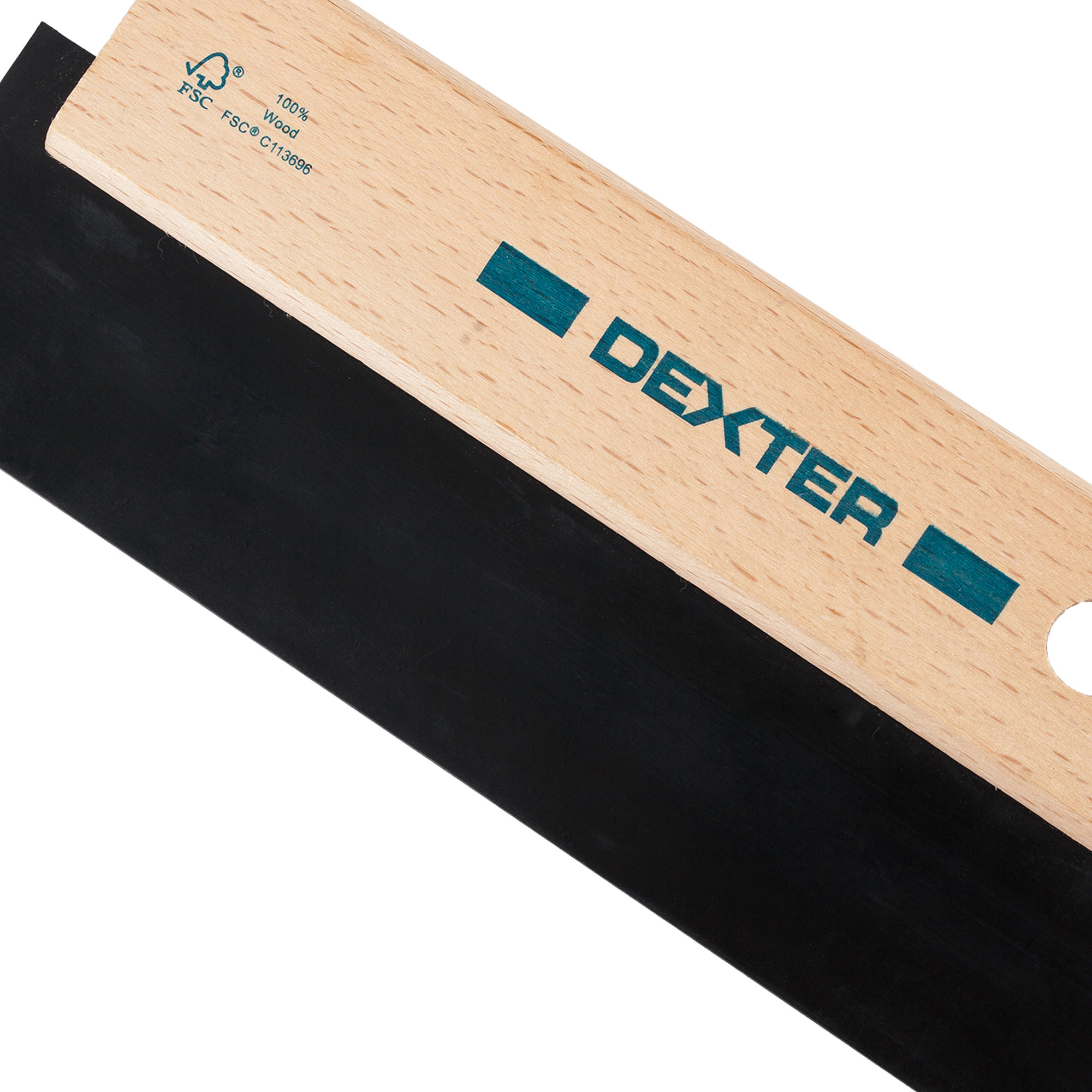  резиновый Dexter 195 мм, деревянная ручка –   по .