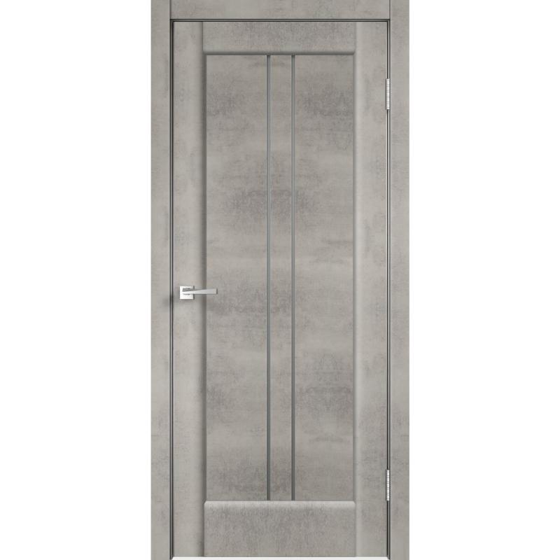 Дверь межкомнатная Сиэтл остеклённая ПВХ ламинация цвет лофт светлый 70x200 см (с замком и петлями)