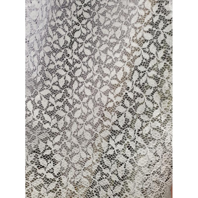 Тюль 1 м/б Бір түсті W011475 тор фэнтези 300 см түсі ақ