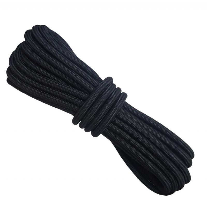 Шнур бытовой Сибшнур 10 мм цвет черный, 10 м/уп.