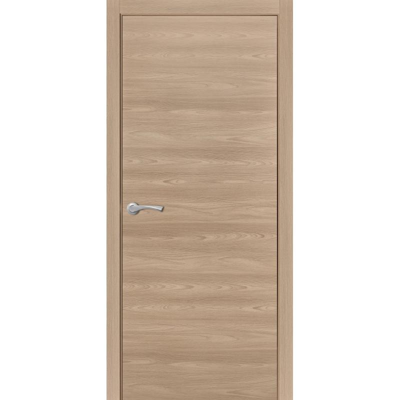 Дверь межкомнатная глухая с замком и петлями в комплекте 70x200 см Hardflex цвет коричневый