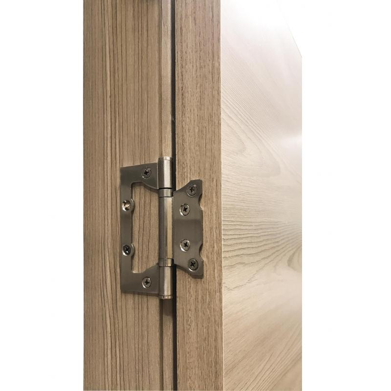 Дверь межкомнатная глухая с замком в комплекте 70x200 см Hardflex цвет коричневый