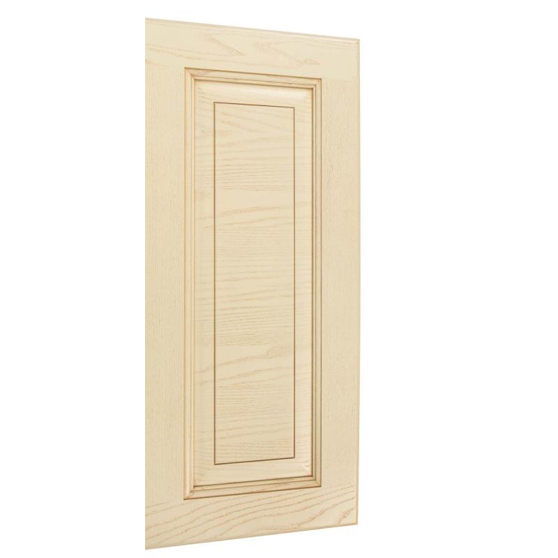 Дверь универсальная Delinia ID Невель 79.7x38.1 см массив ясеня цвет кремовый