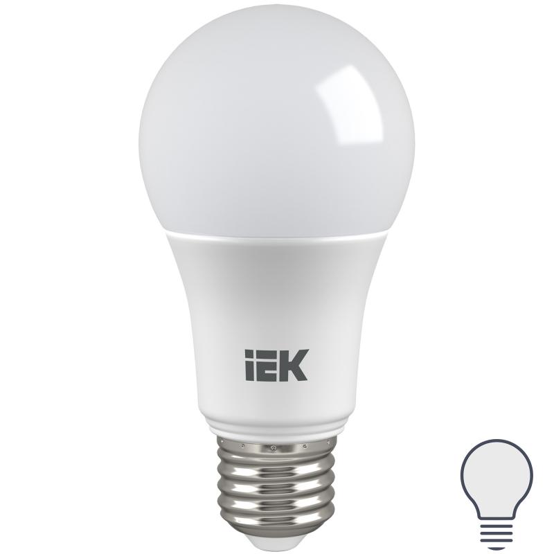 Лампа светодиодная IEK Шар E27 9 Вт 4000 К свет холодный белый