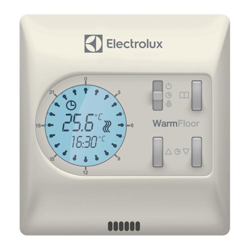 Терморегулятор для теплого пола Electrolux ETA-16 электронный программируемый цвет белый