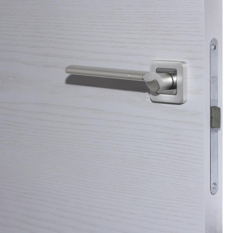 Полотно дверное глухое шпонированное Модерн 200х60 см цвет белый ясень
