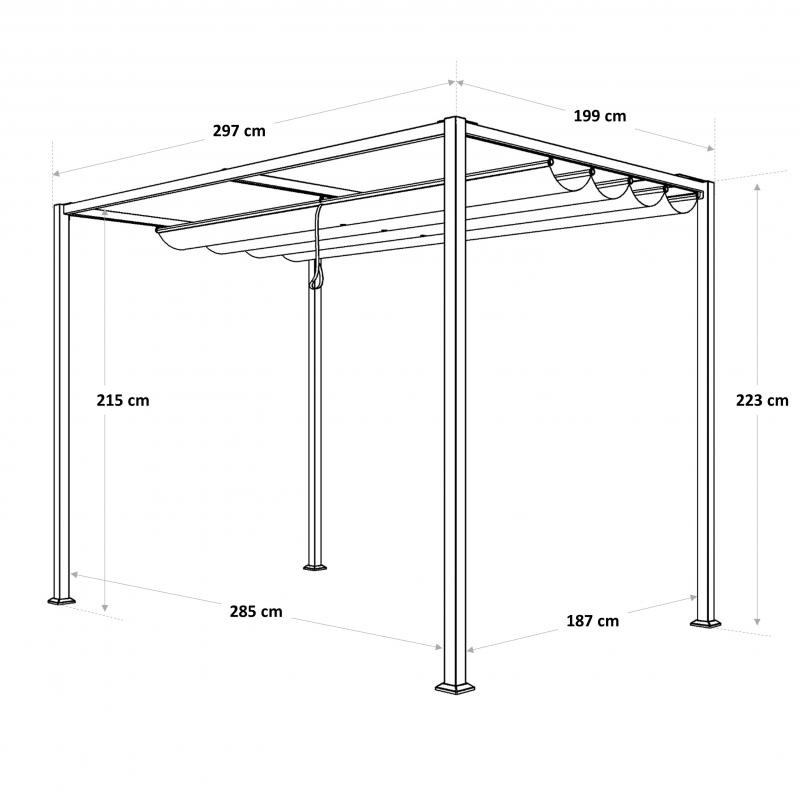 Пергола Naterial Horali 2x3 м