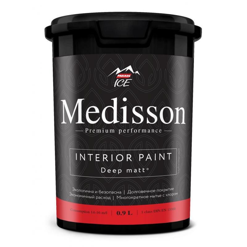 Краска для стен и потолков Parade Medisson матовая прозрачная база С 0.9 л