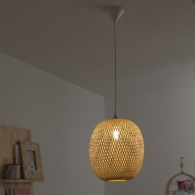 Светильник подвесной Inspire «Annam», 1 лампа, 1.5 м², цвет бамбук