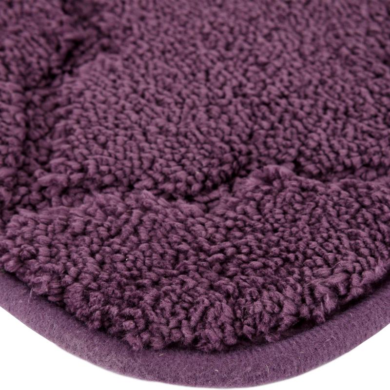Коврик для ванной Bath Plus Лана 70х120 см цвет фиолетовый