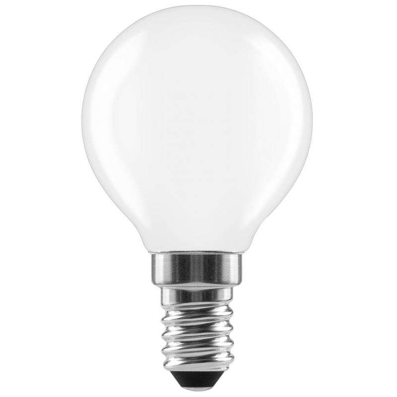 Лампа светодиодная Lexman E14 220-240 В 4 Вт шар матовая 400 лм теплый белый свет