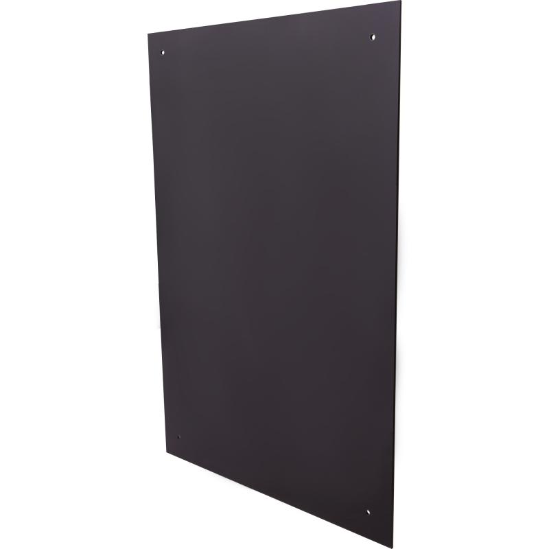 Стеновая панель 90x0.6x60 см стекло цвет чёрный