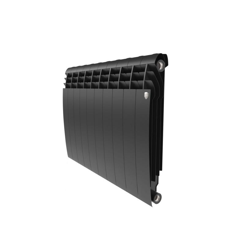 Радиатор Royal Thermo Biliner 500/87 биметалл 10 секций боковое подключение цвет черный