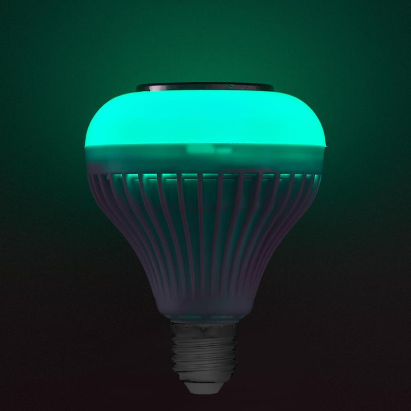Лампа светодиодная Volpe Disco Е27 220 В 8 Вт 200 Лм, регулируемый цвет света RGB, Bluetooth, пульт ДУ