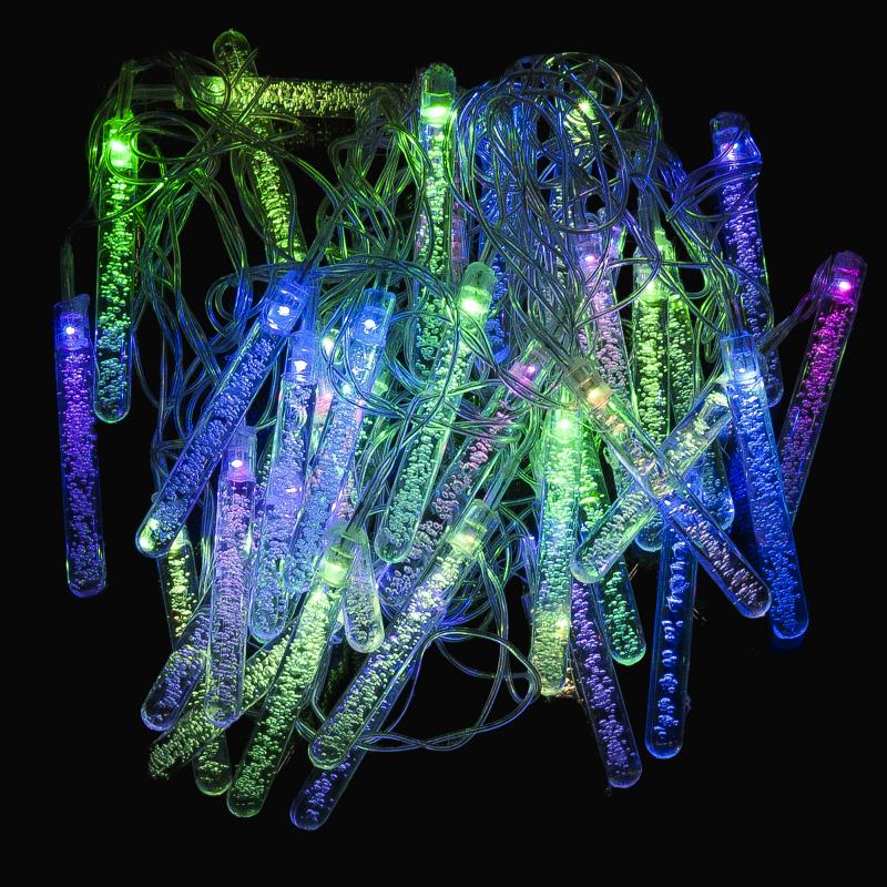 Жаңа жылдық шыршаларды әшекейлеу үшін жарықтандыру аспап жинақтары: ЛЬДИНКИ электрлік тізбегі 40 шам