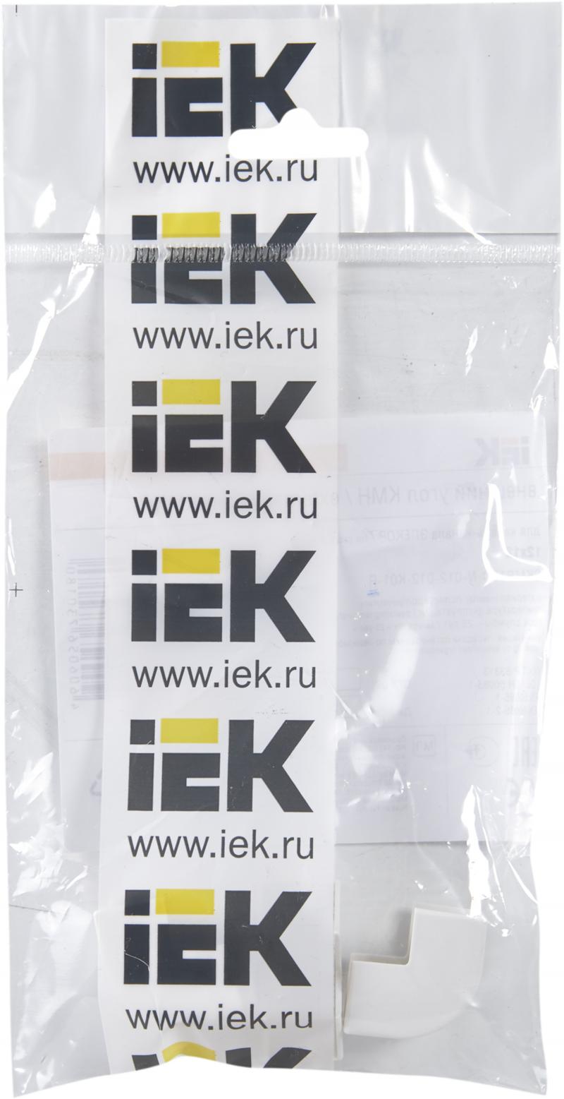 Угол внешний для кабель-канала IEK КМН 12х12 мм цвет белый 4 шт.