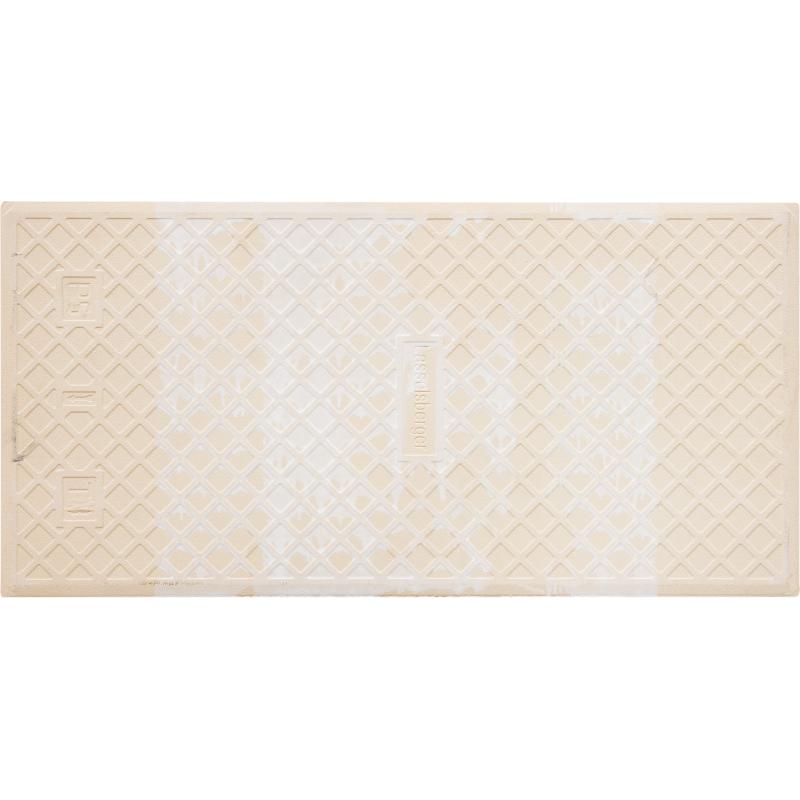 Декор настенный Наоми 19.8x39.8 см матовый цвет белый
