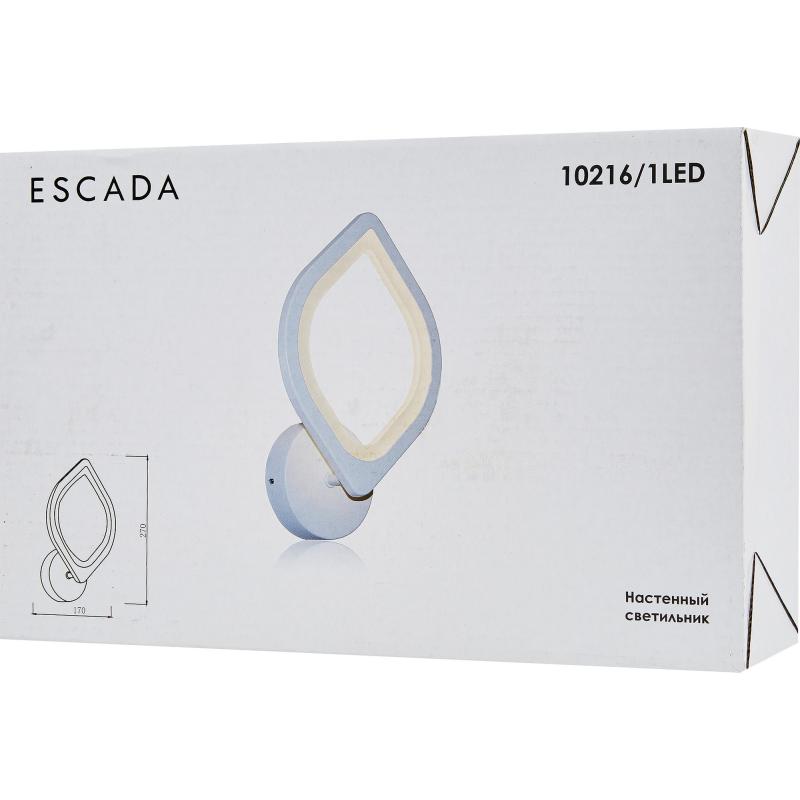 Бра светодиодное Escada 10216/1, нейтральный белый свет, цвет белый