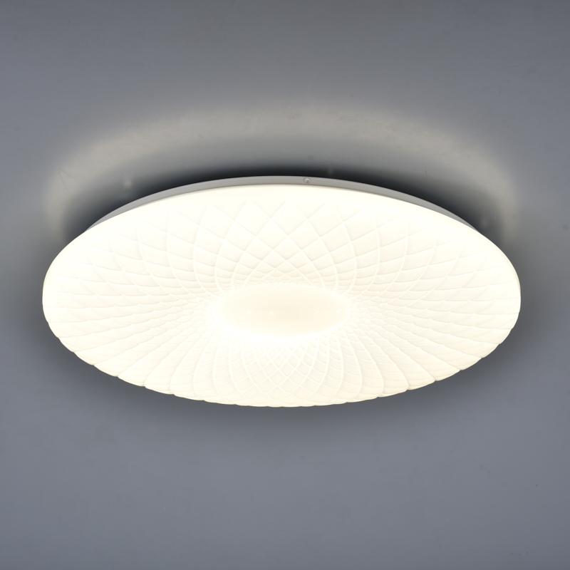 Светильник настенно-потолочный светодиодный Семь огней Райос с пультом управления 28 м² регулируемый белый свет цвет белый