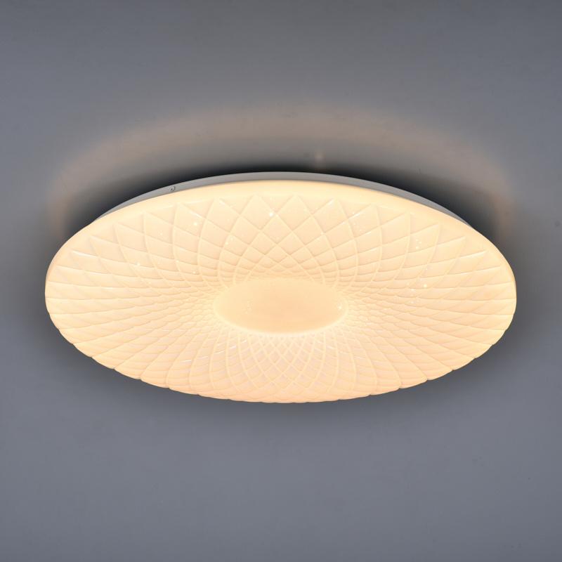 Светильник настенно-потолочный светодиодный Семь огней Райос с пультом управления 28 м² регулируемый белый свет цвет белый