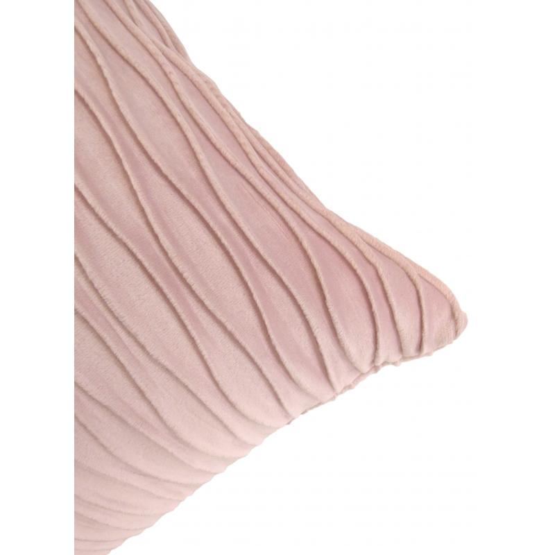 Подушка Барокко 45x45 см цвет светло-розовый