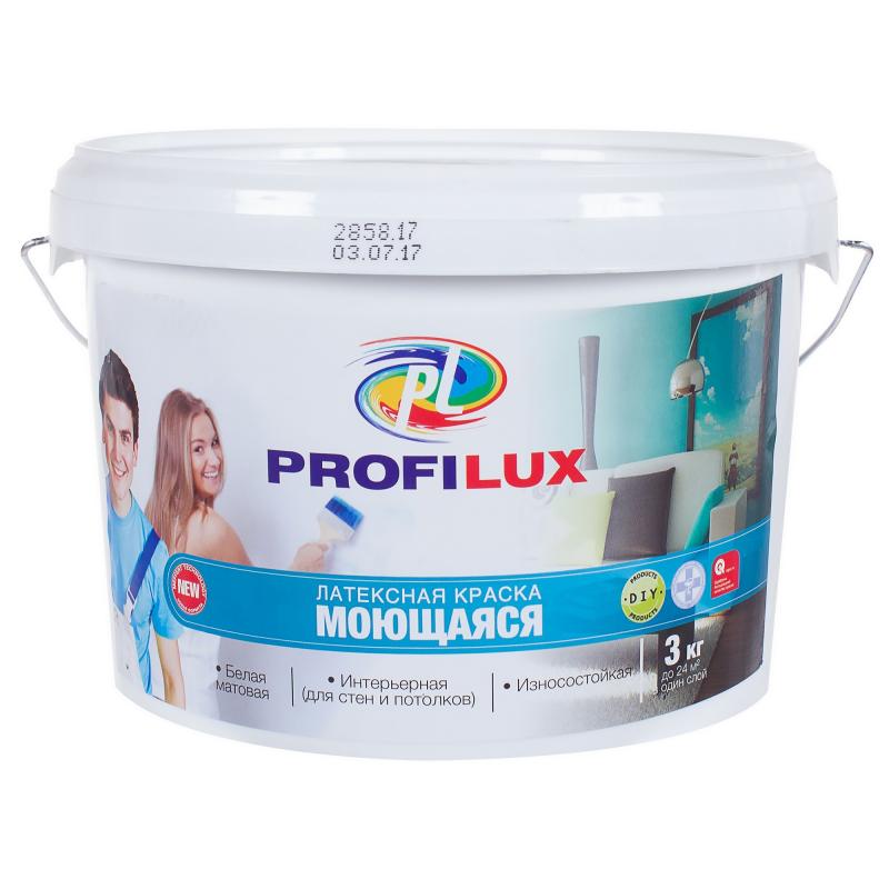 Краска латексная Profilux 3 кг