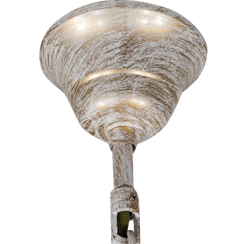Люстра хрустальная подвесная Eurosvet Адель 10009/6, 6 ламп, 30 м², цвет белый