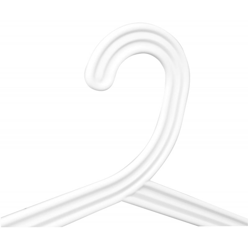Набор вешалок Spaceo 42x22.4x1.6 см полипропилен цвет белый 4 шт